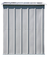 Classic Galvanized Steel Storage Shed, Flute Grey, 6-ft x 5-ft O1D1 - product image 6