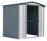 Classic Galvanized Steel Storage Shed, Flute Grey, 6-ft x 5-ft O1D1 - product image 8