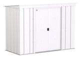 Classic Galvanized Steel Storage Shed, Flute Grey, 8-ft x 4-ft H8M2 - product image 1