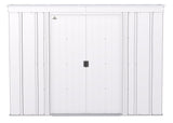 Classic Galvanized Steel Storage Shed, Flute Grey, 8-ft x 4-ft H8M2 - product image 3