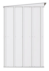 Classic Galvanized Steel Storage Shed, Flute Grey, 8-ft x 4-ft H8M2 - product image 4