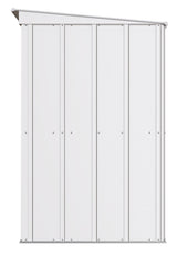 Classic Galvanized Steel Storage Shed, Flute Grey, 8-ft x 4-ft H8M2 - product image 5