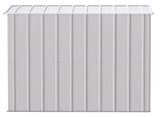 Classic Galvanized Steel Storage Shed, Flute Grey, 8-ft x 4-ft H8M2 - product image 7