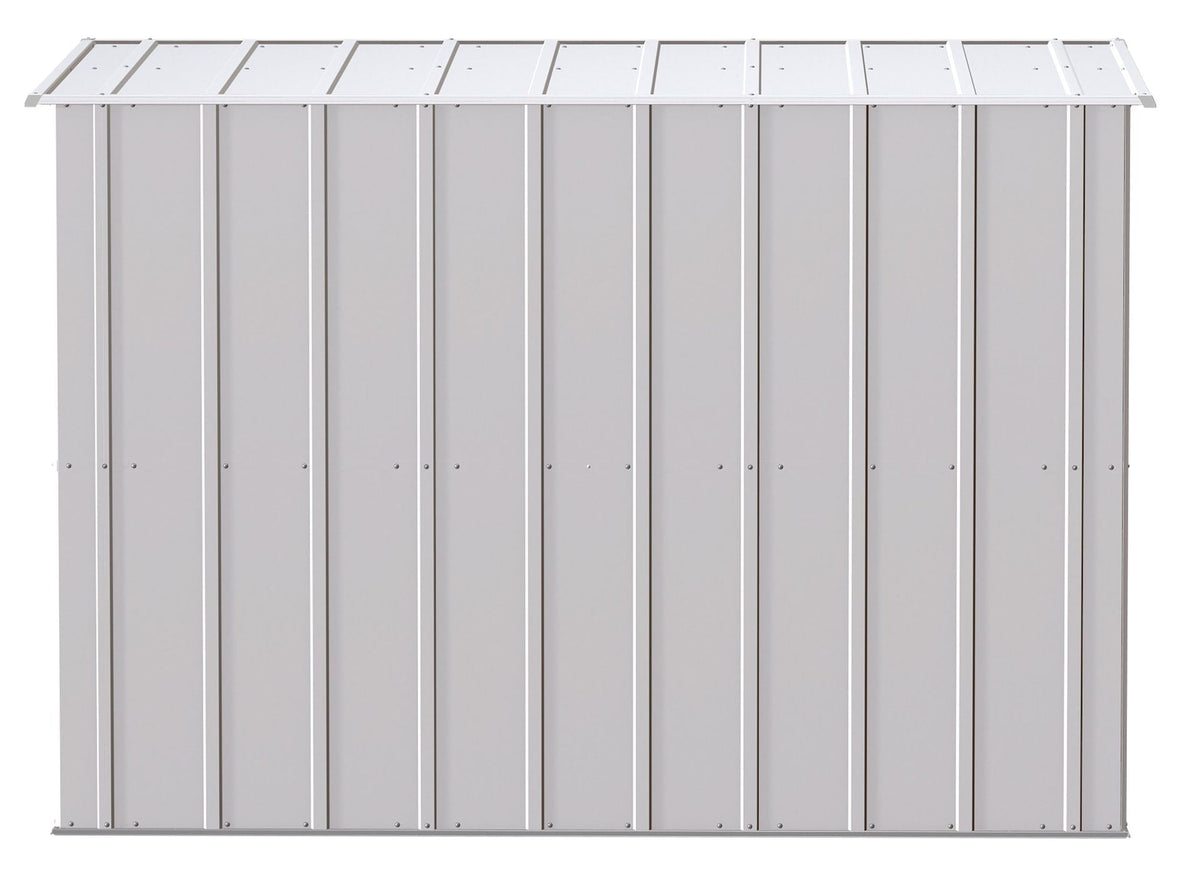 Classic Galvanized Steel Storage Shed, Flute Grey, 8-ft x 4-ft H8M2 - product image 7