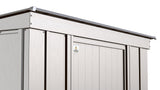 Classic Galvanized Steel Storage Shed, Flute Grey, 8-ft x 4-ft H8M2 - product image 8