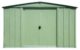 Classic Galvanized Steel Storage Shed, Sage Green, 10-ft x 14-ft L0G0 - product image 4