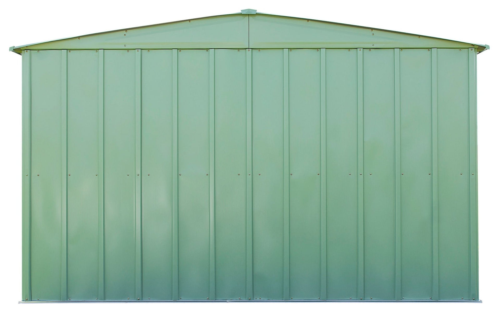 Classic Galvanized Steel Storage Shed, Sage Green, 10-ft x 14-ft X4J7 - product image 8