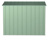 Classic Galvanized Steel Storage Shed, Sage Green, 8-ft x 8-ft Y0K3 - product image 5