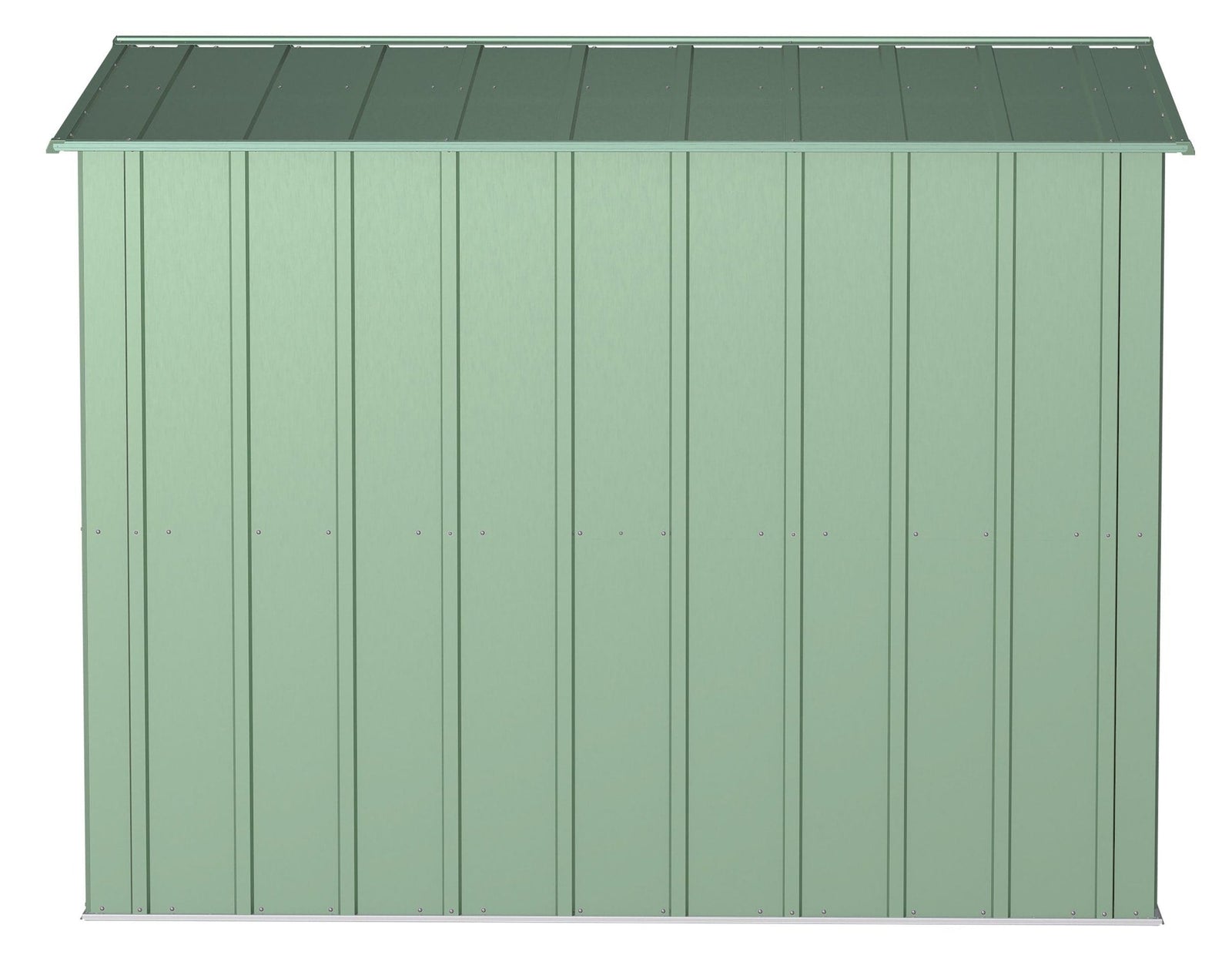 Classic Galvanized Steel Storage Shed, Sage Green, 8-ft x 8-ft Y0K3 - product image 5