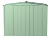 Classic Galvanized Steel Storage Shed, Sage Green, 8-ft x 8-ft Y0K3 - product image 7