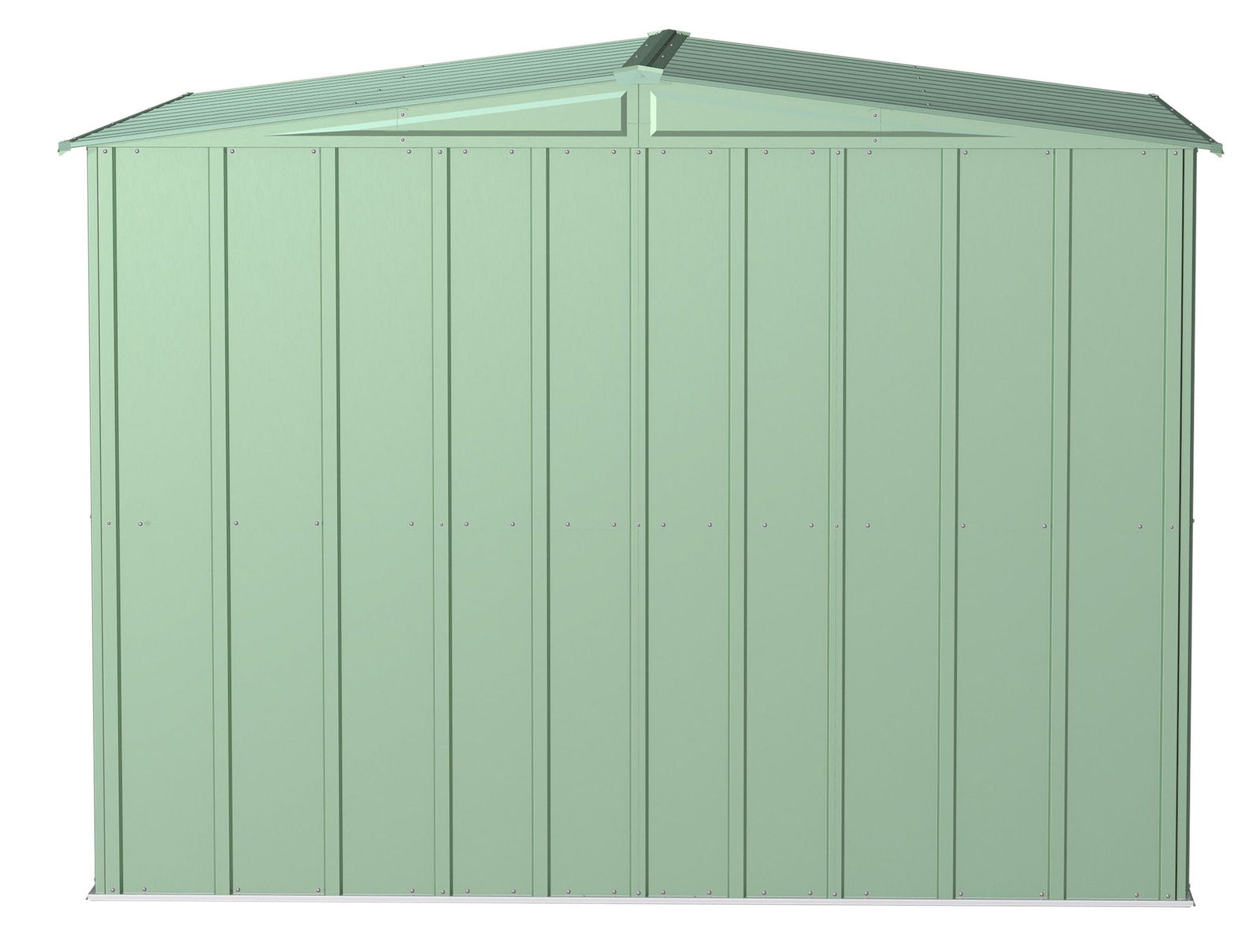 Classic Galvanized Steel Storage Shed, Sage Green, 8-ft x 8-ft Y0K3 - product image 7