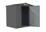EZEE Galvanized Steel Storage Shed with Low Gable Roof, Charcoal, 6-ft x 5-ft Y9P8 - product image 5