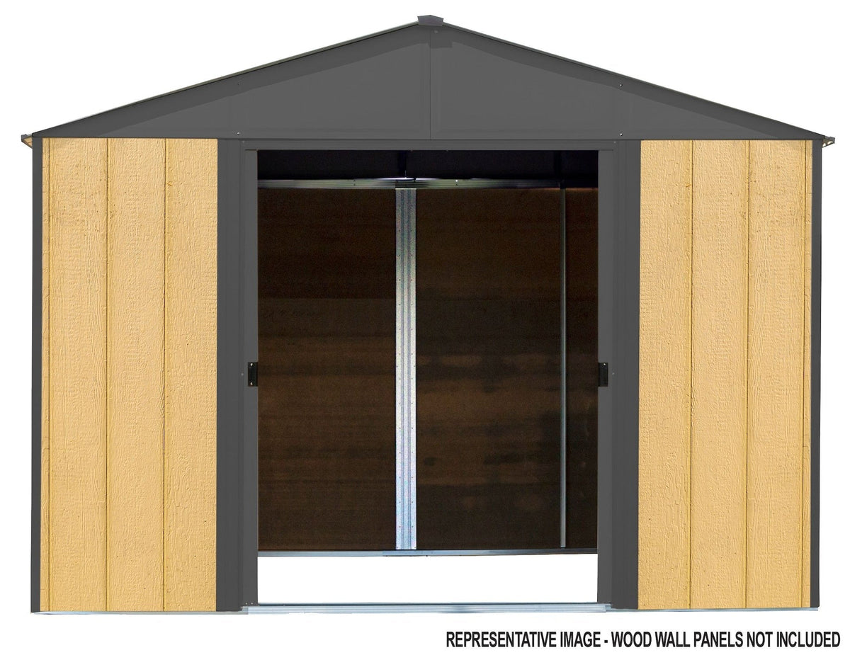 Ironwood Steel Hybrid Shed Kit, Anthracite, 10-ft x 8-ft X0U1 - product image 3