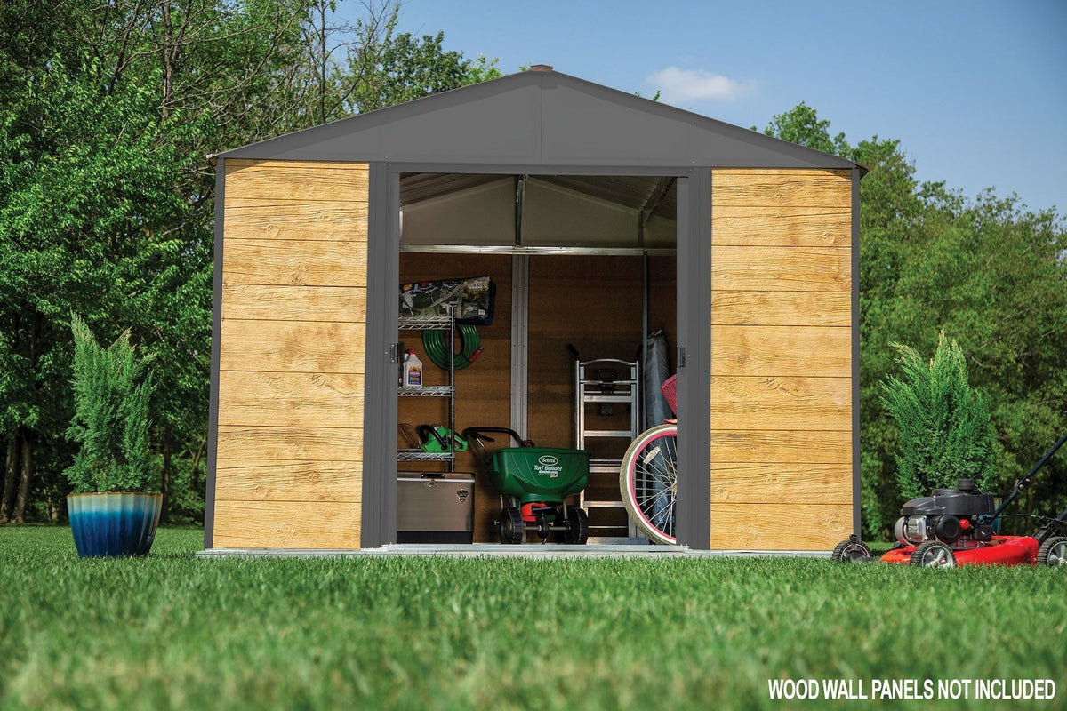 Ironwood Steel Hybrid Shed Kit, Anthracite, 10-ft x 8-ft X0U1 - product image 5