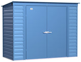 Select Galvanized Steel Storage Shed, Blue Grey, 8-ft x 4-ft S6H6 - product image 1