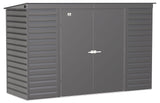Select Galvanized Steel Storage Shed, Charcoal, 10-ft x 4-ft E1B0 - product image 2
