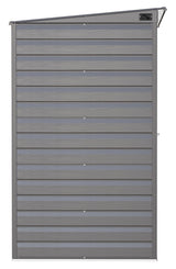 Select Galvanized Steel Storage Shed, Charcoal, 10-ft x 4-ft E1B0 - product image 6