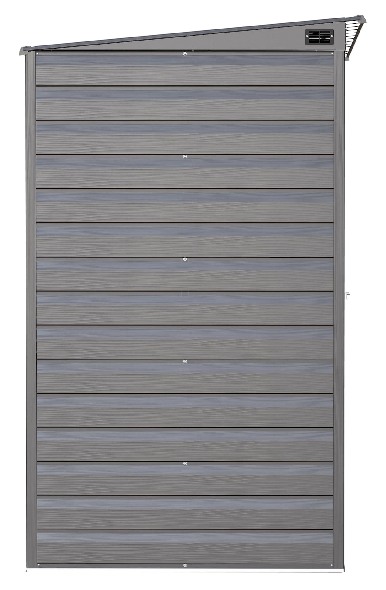 Select Galvanized Steel Storage Shed, Charcoal, 10-ft x 4-ft E1B0 - product image 6
