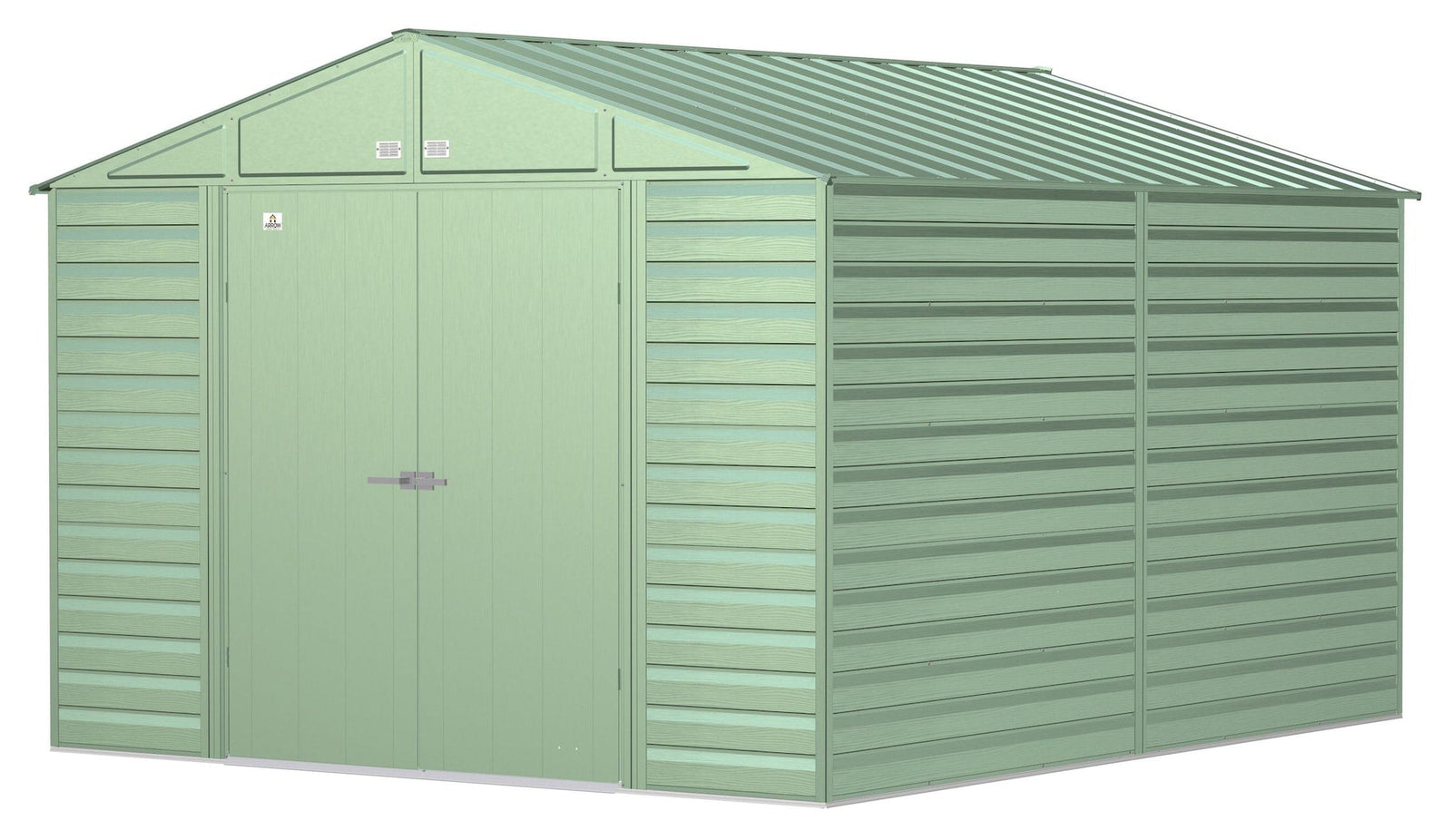 Select Galvanized Steel Storage Shed, Sage Green, 10-ft x 12-ft J1I1 - product image 1