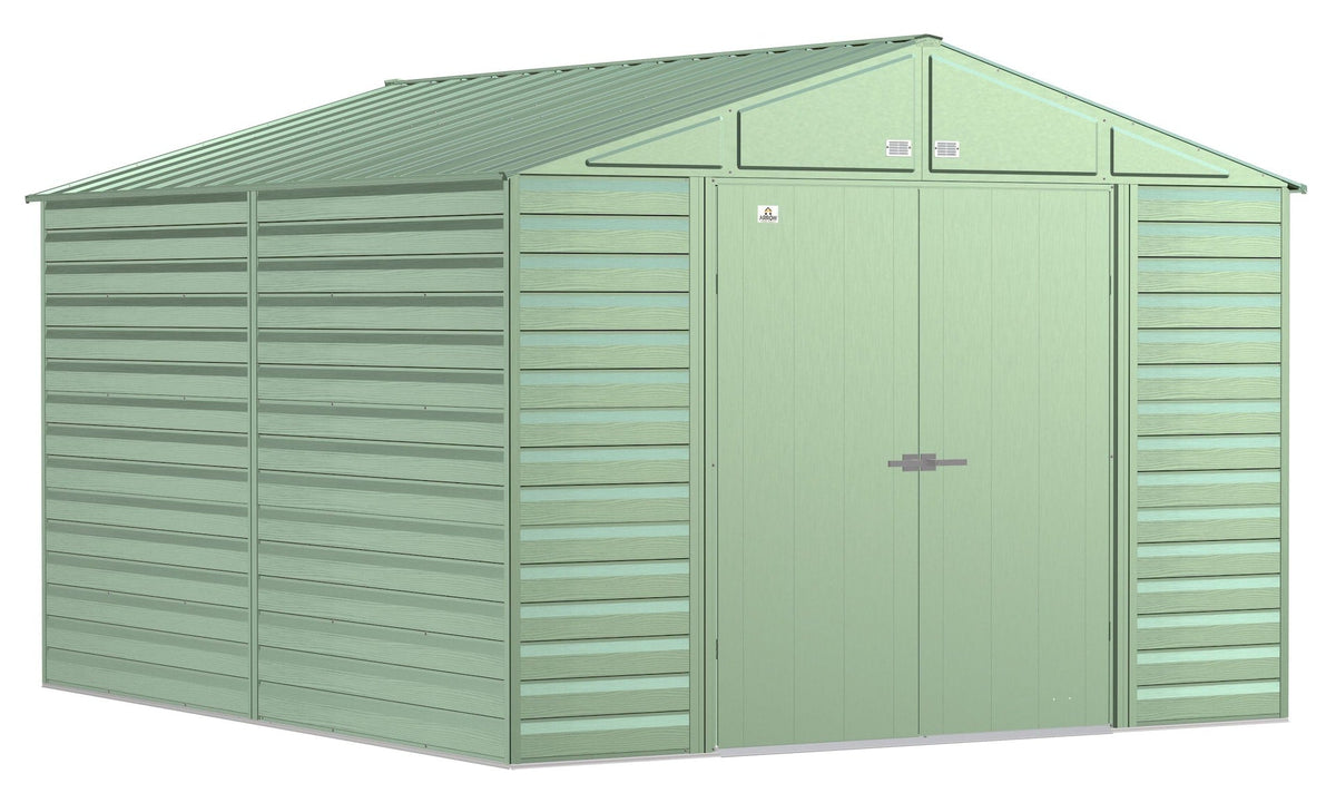Select Galvanized Steel Storage Shed, Sage Green, 10-ft x 12-ft J1I1 - product image 2