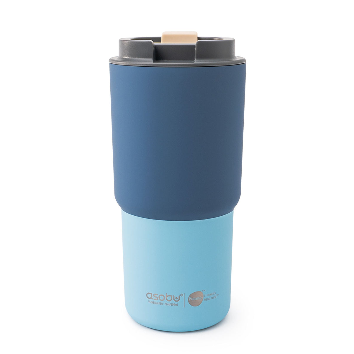 Pick-me-up Ceramic Travel Mug, 22-oz, Pastel Blue G4T3 - product image 1