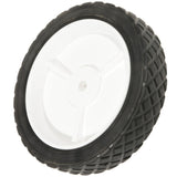 Plastic Lawn Mower Replacement Wheel, Wide Tread 8-in x 1.75-in M6S5 - product image 1