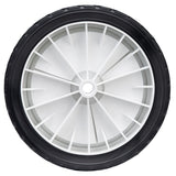 Plastic Lawn Mower Replacement Wheel, Wide Tread 8-in x 1.75-in M6S5 - product image 3
