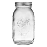 Ball Regular Mouth Quart Glass Mason Jar, 32-oz/946-mL, 8-pk K9L9 - product image 1