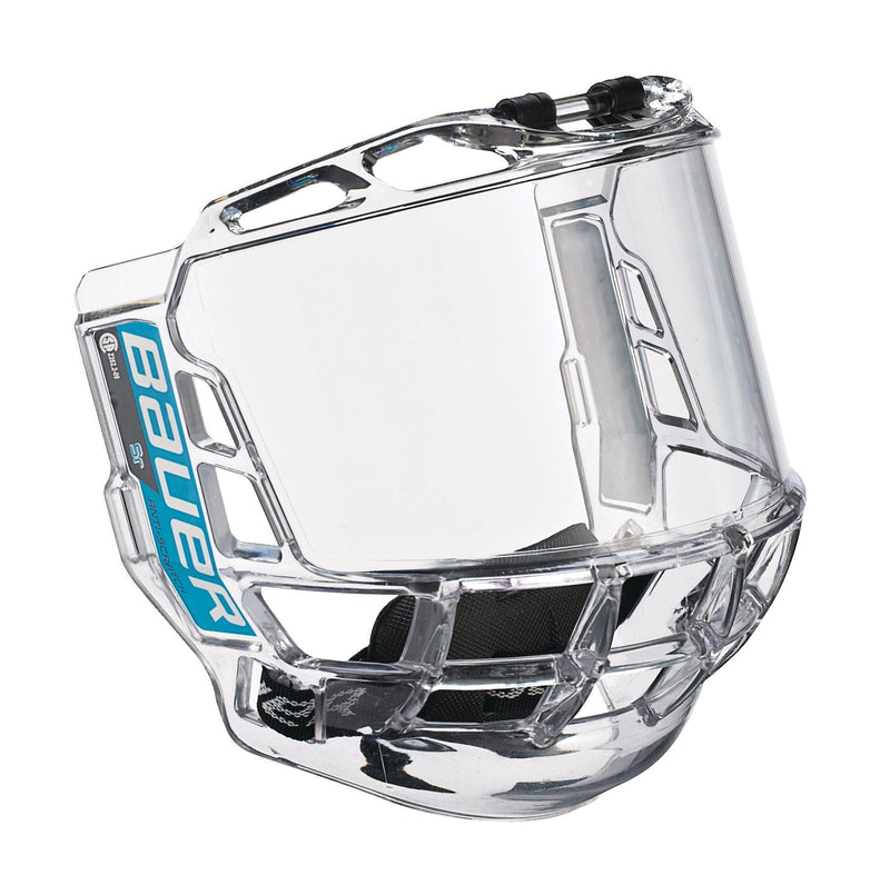 Concept 3 Clear Hockey Full Face Mask/Shield/Fishbowl with High-Impact Polycarbonate Shield P1D2