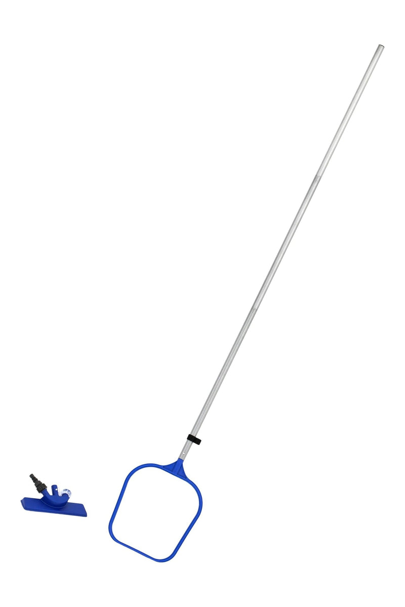 Pool Hydro Cleaning Above Ground Pool Maintanance Kit with Vacuum, Skimmer & Pole M4Q0