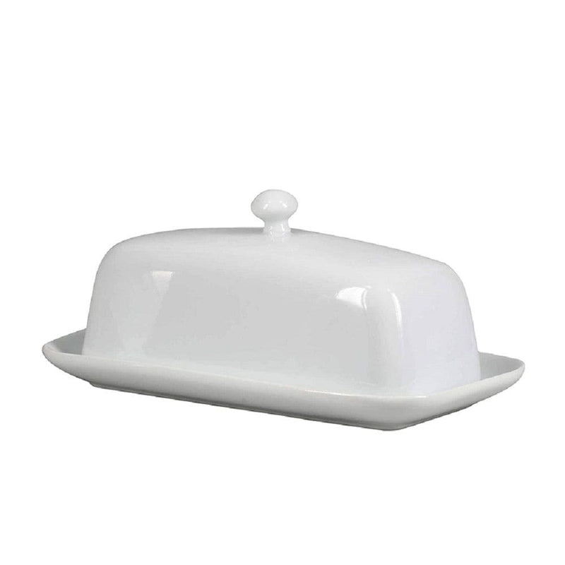 Porcelain Butter Dish with Knob M5R7