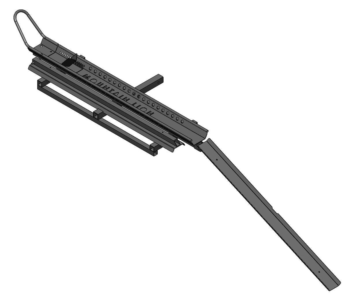 Black Bulldog Hitch Mount Motorcycle Carrier R2N2 - product image 1