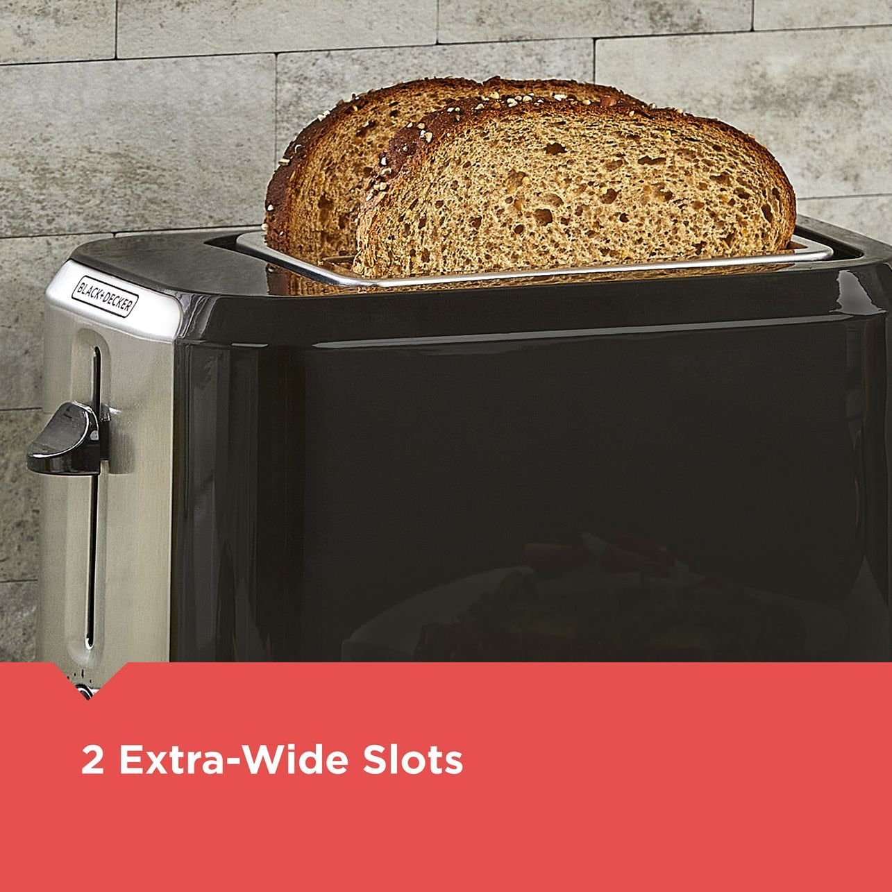Extra Wide Slots Toaster with 7 Settings, 2-Slices H8X7 - product image 7