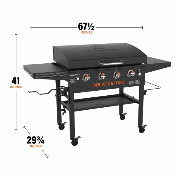 4-Burner LP Gas Portable Griddle with Lid, 36-in T5J3 - product image 3
