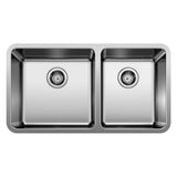 Formera 33-in 60/40 Double Bowl Undermount Stainless Steel Kitchen Sink I8I1 - product image 1