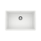 Precis SILGRANIT 27-in Single Bowl Undermount Kitchen Sink, White J7A2 - product image 1