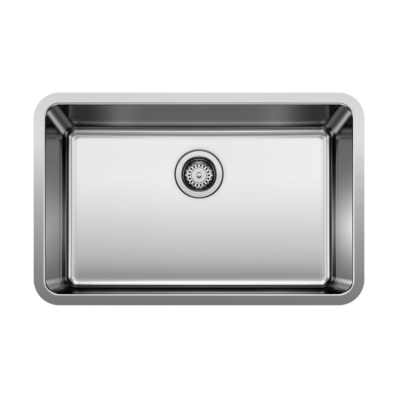 Single Bowl Undermount SS Kitchen Sink, 28-in W6A0