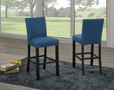 Alex Blue Counter/Bar Stool with Back Rest, 2-pc P0W8 - product image 2