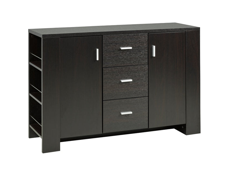 Ashton Freestanding Dining Buffet/Server with Storage, Dark Cherry A8H9