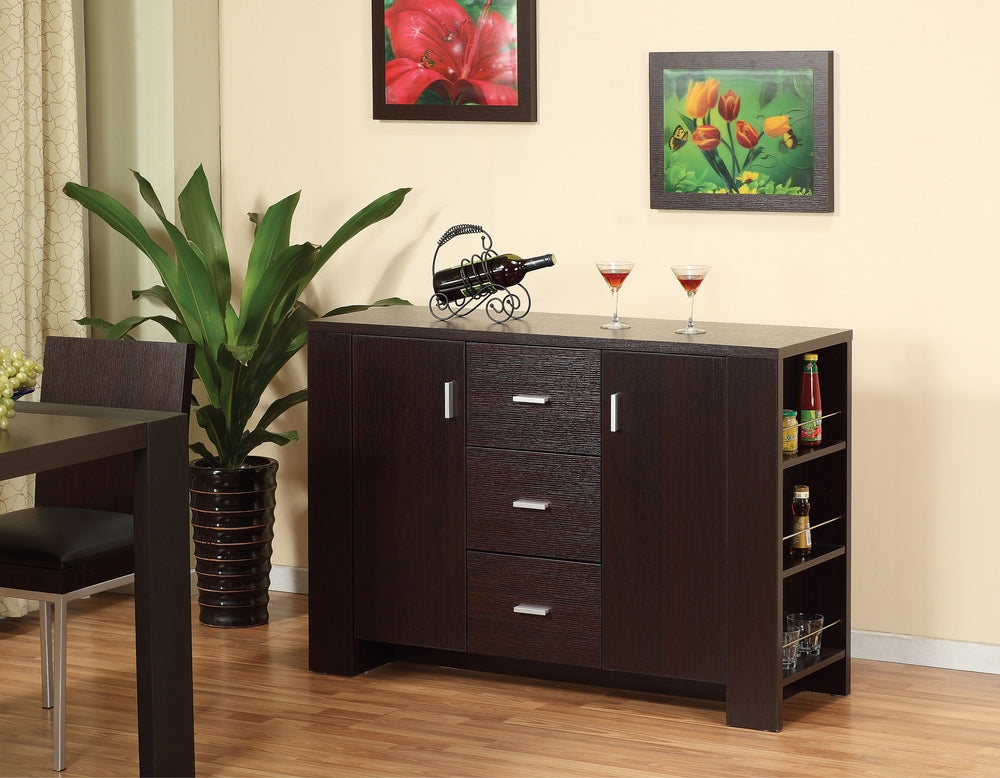 Ashton Freestanding Dining Buffet/Server with Storage, Dark Cherry A8H9 - product image 3