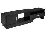 Darel 48-in Expandable Dark Cherry TV Stand with Storage Shelf and Cabinet X3B8 - product image 2