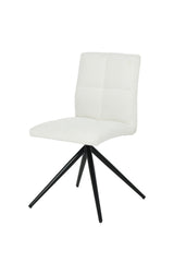 Ethan White Fabric Upholstered Armless Dining Chair, 2-pc S0S5 - product image 1
