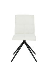 Ethan White Fabric Upholstered Armless Dining Chair, 2-pc S0S5 - product image 2