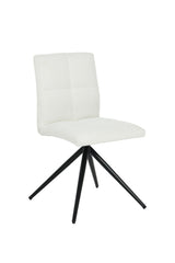 Ethan White Fabric Upholstered Armless Dining Chair, 2-pc S0S5 - product image 3