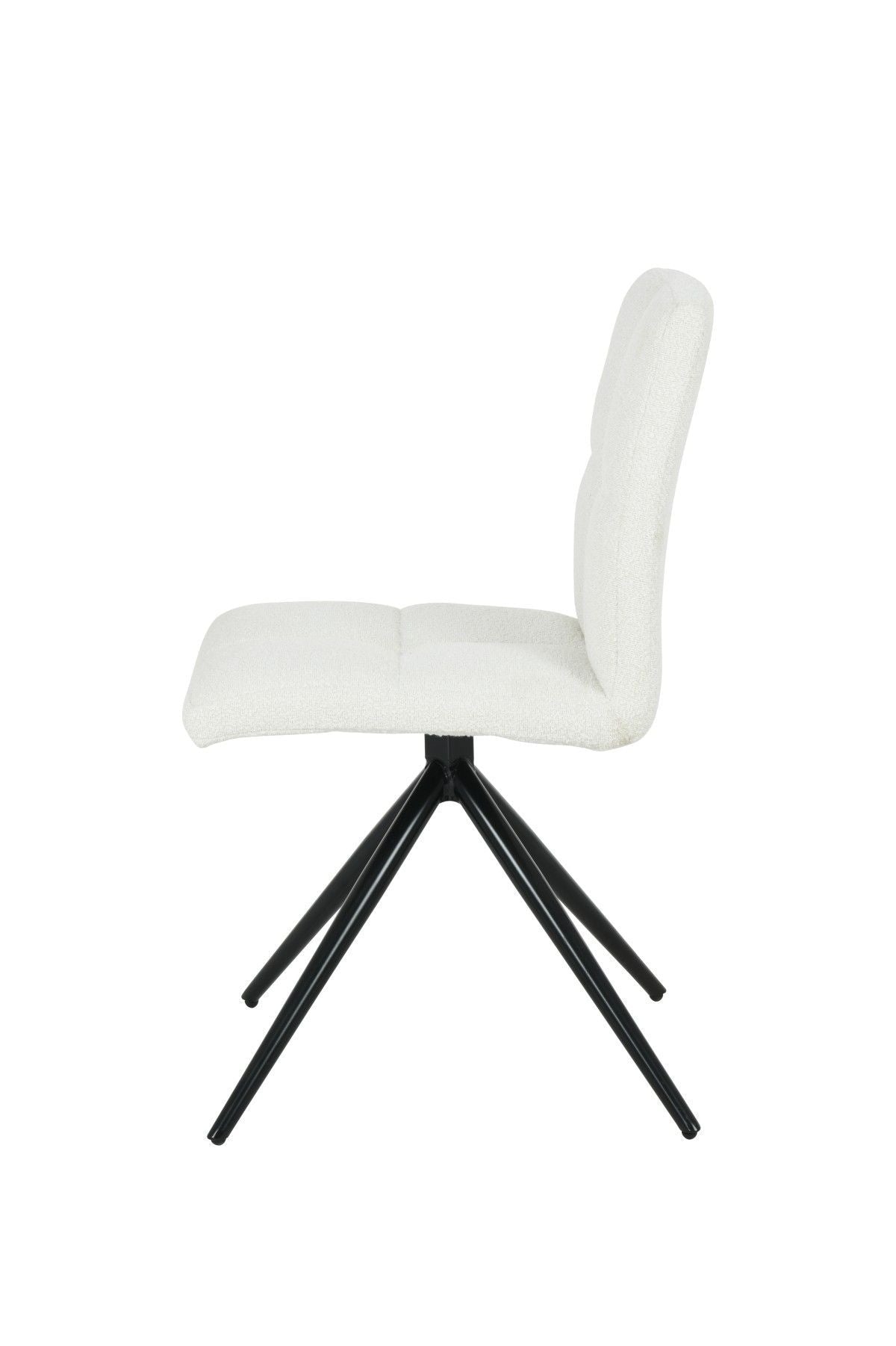 Ethan White Fabric Upholstered Armless Dining Chair, 2-pc S0S5 - product image 5