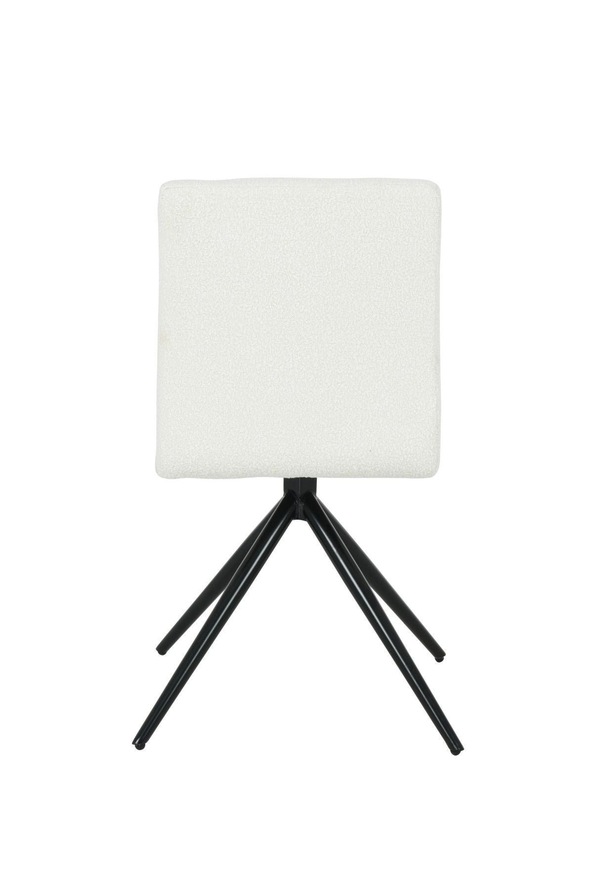 Ethan White Fabric Upholstered Armless Dining Chair, 2-pc S0S5 - product image 7