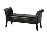 Fabric Tufted Accent Bench with Storage Y8I9 - product image 1