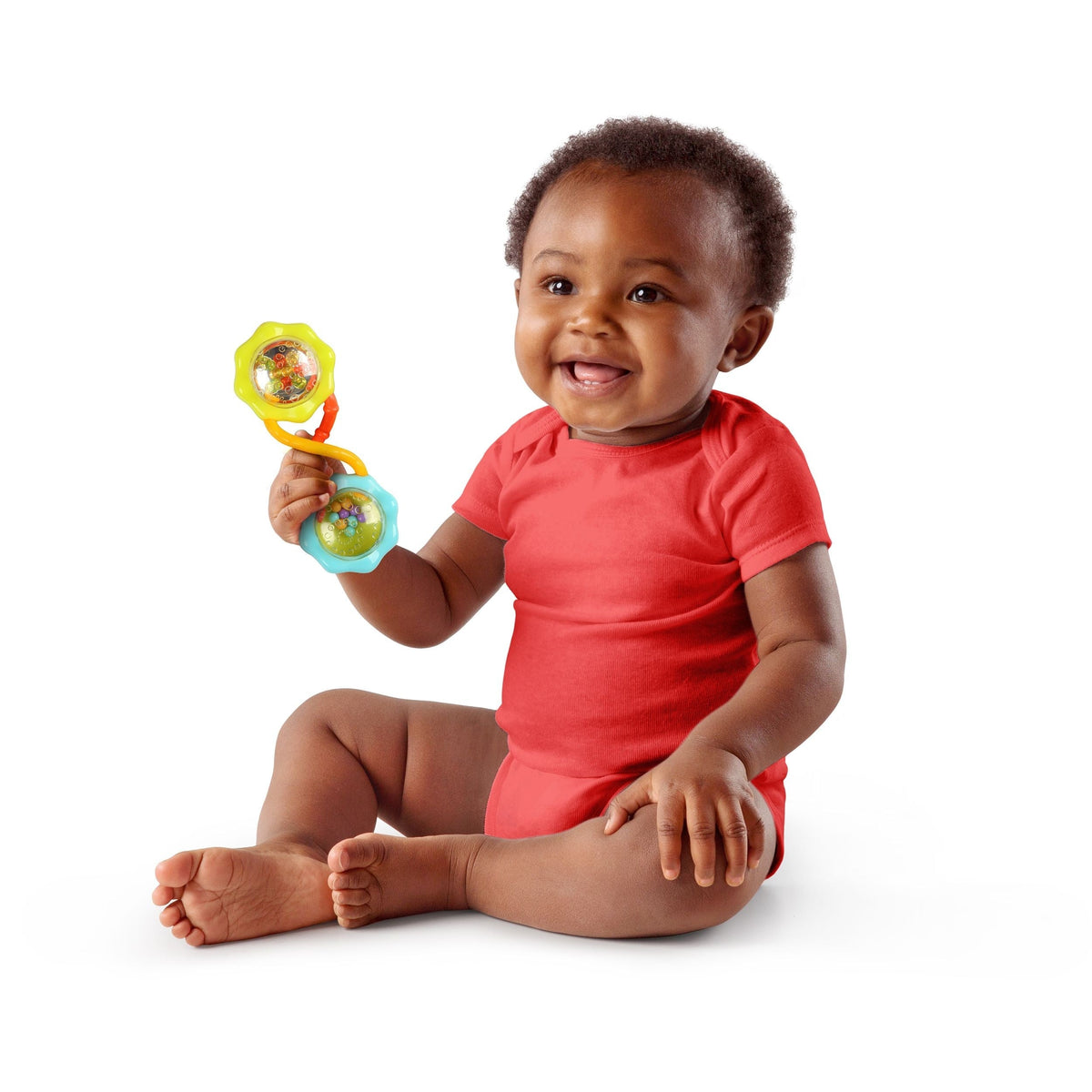 Starts Rattle and Shake Barbell Toy X6W2 - product image 3