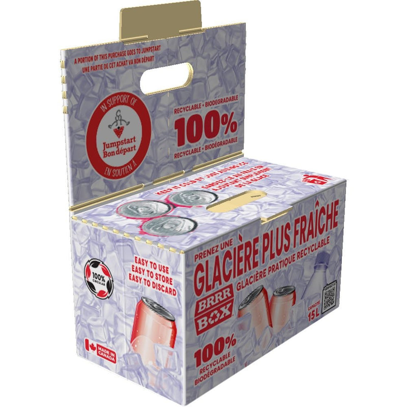 Box Recyclable Biodegradable Cooler, 15-L, White D8I3