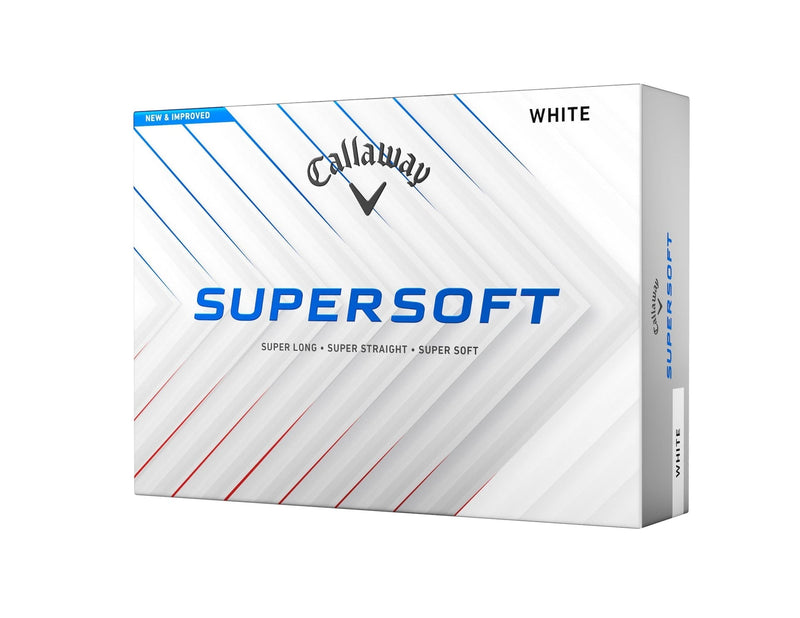 Golf SuperSoft Golf Balls, 2025 Version, White, 12-pk M1X9
